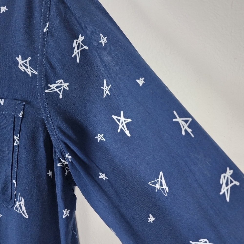BEACHLUNCHLOUNGE ABSTRACT STAR PATTERN SHIRT - image 6